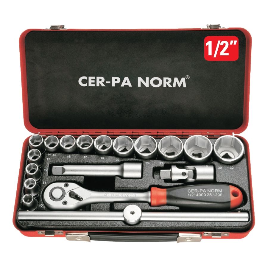 Cer-pa Lokma Anahtar Seti Takımı 1/2-18 Parça