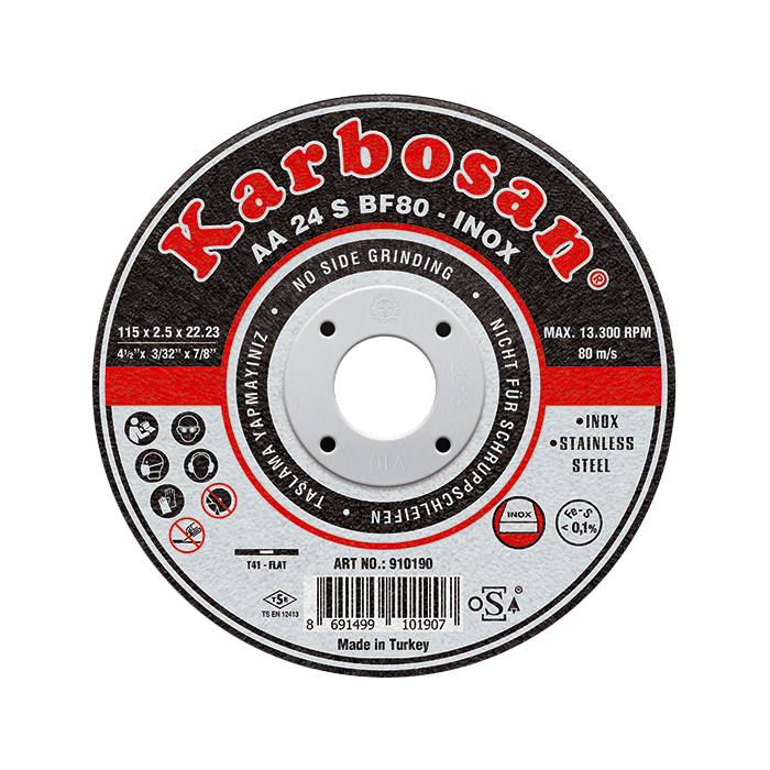 Karbosan İnox Kesici Disk Thin Line 115x1.0x22.23