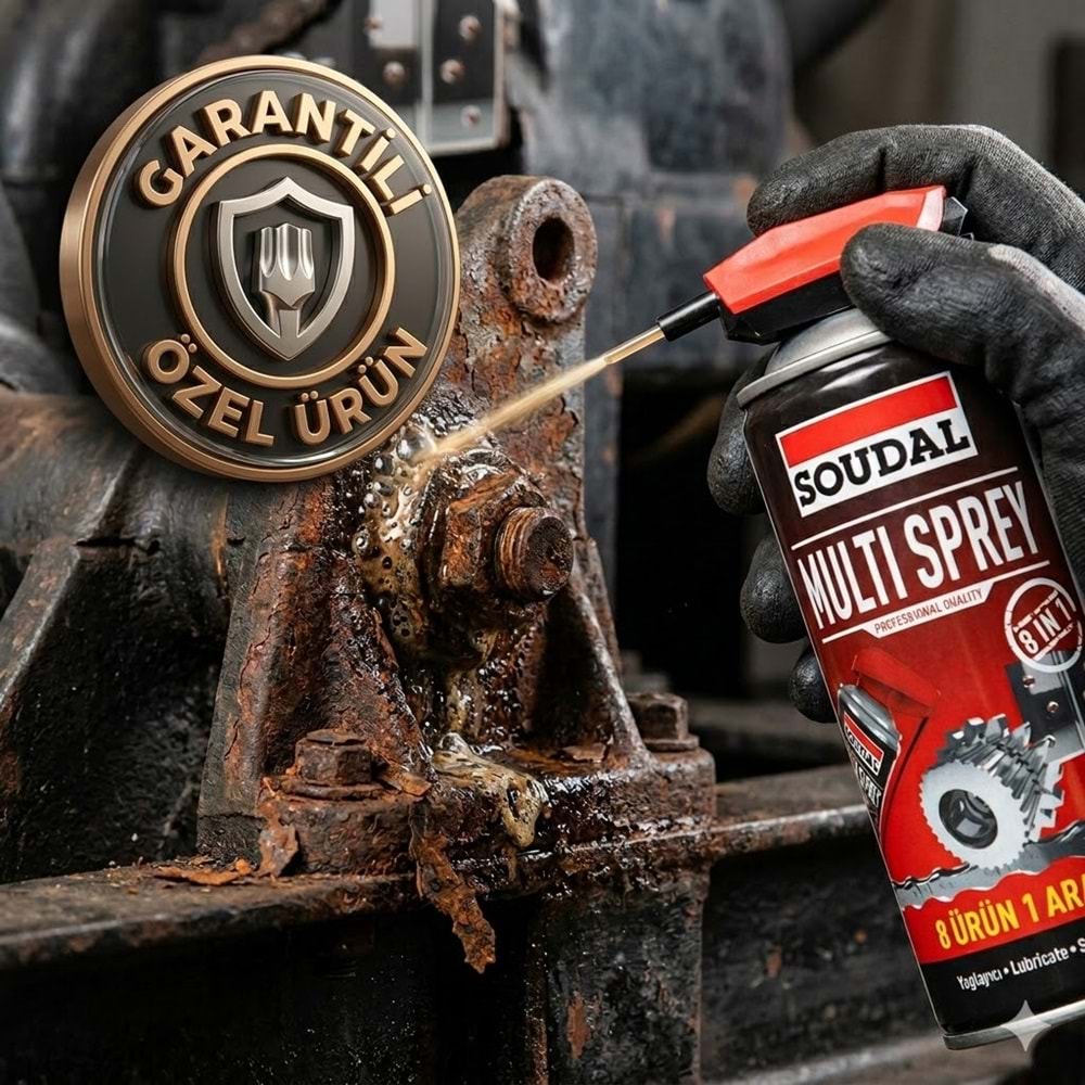 Soudal Pas Sökücü Yağlayıcı Multi Sprey 400 ml Kobra Başlık
