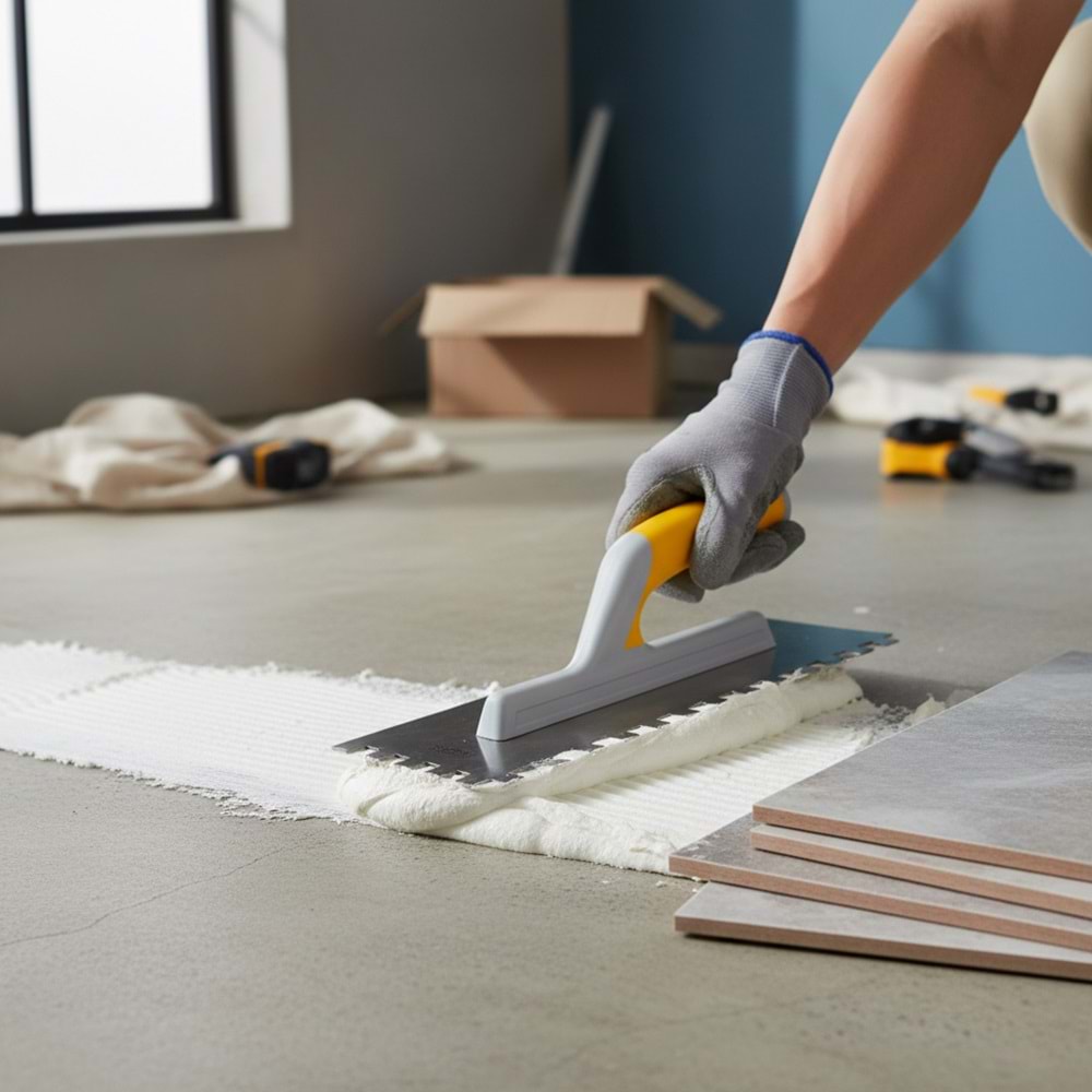 Kristal Seramik Malası Plastik Saplı 10x10 40cm