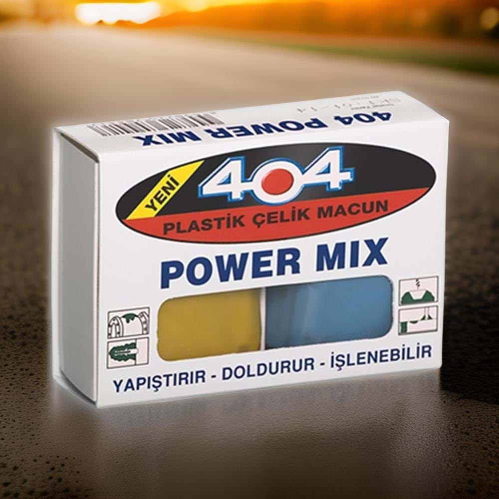 404 Power Mix Plastik Çelik Macun 40 gr