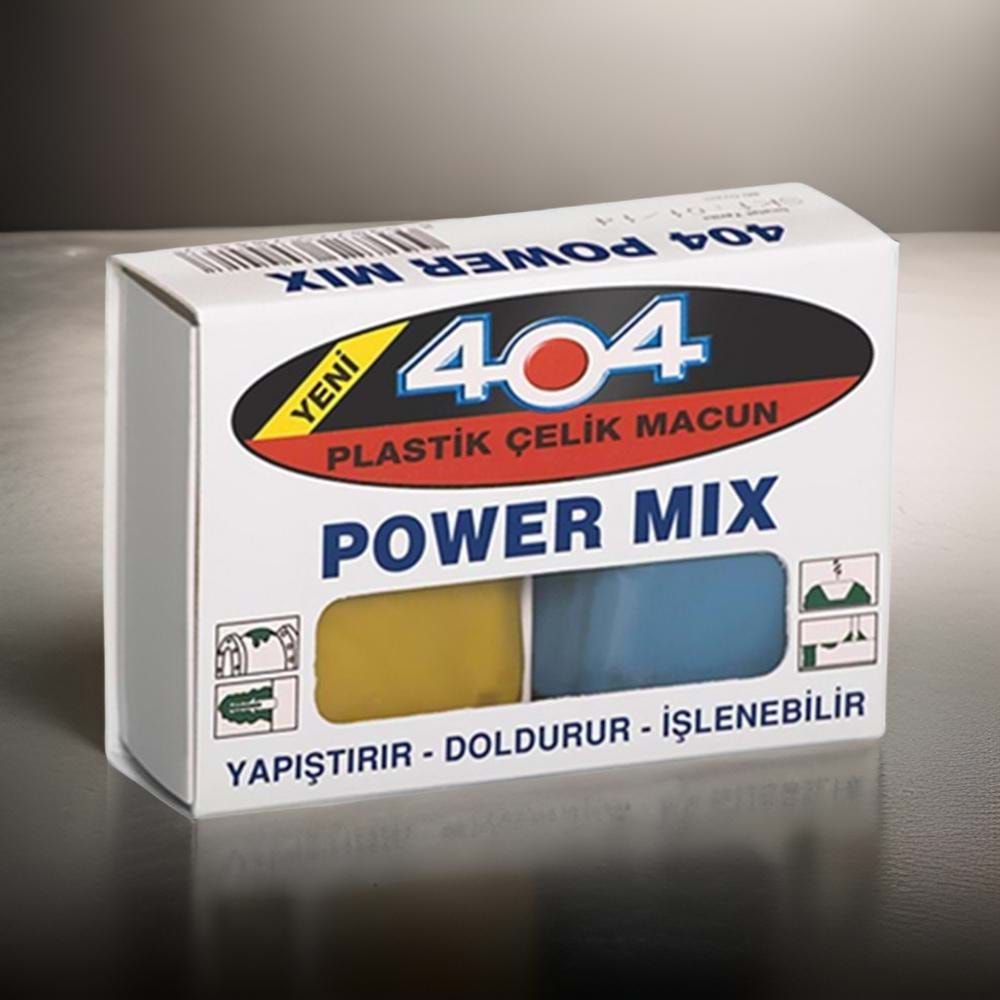 404 Power Mix Plastik Çelik Macun 40 gr