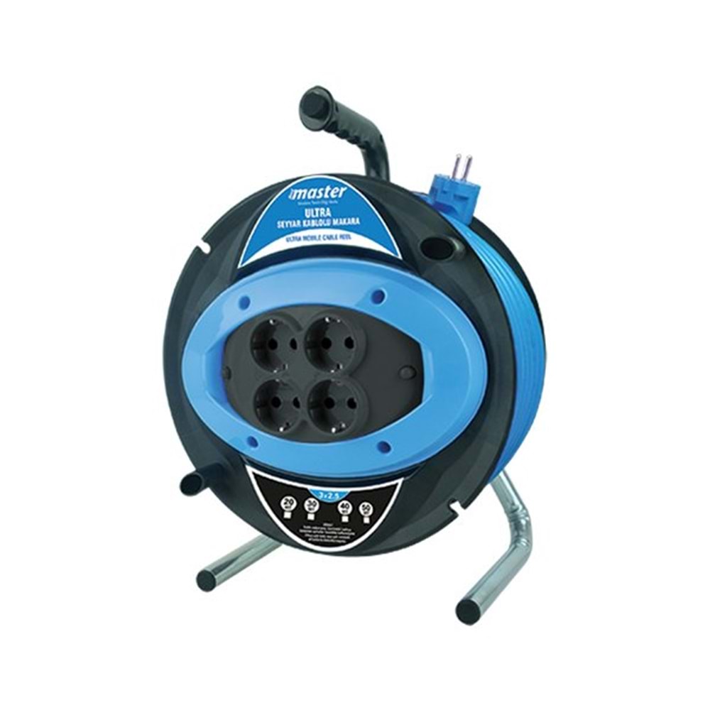Makaralı Uzatma Kablo Ultra 3x2.5-30mt