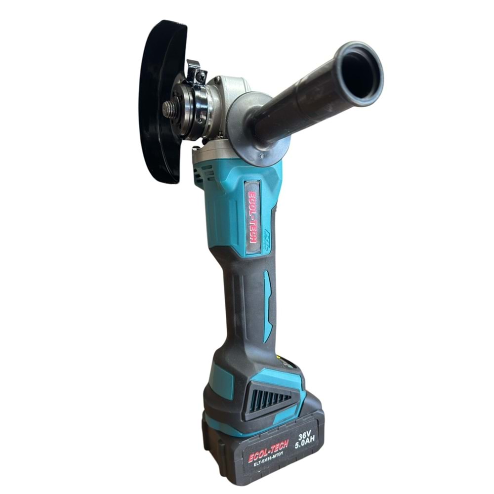 Ecol-Tech Akülü Şarjlı Avuç Taşlama Makinesi 115mm 21V