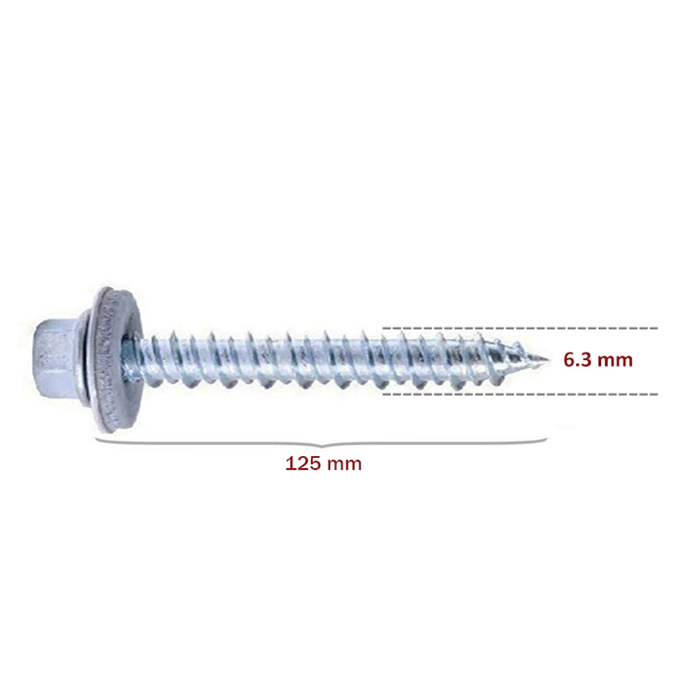 Ahşap Çatı Vidası 6.3x125 mm Betofast