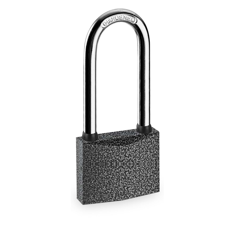Asma Kilit Uzun Gri Döküm 63mm