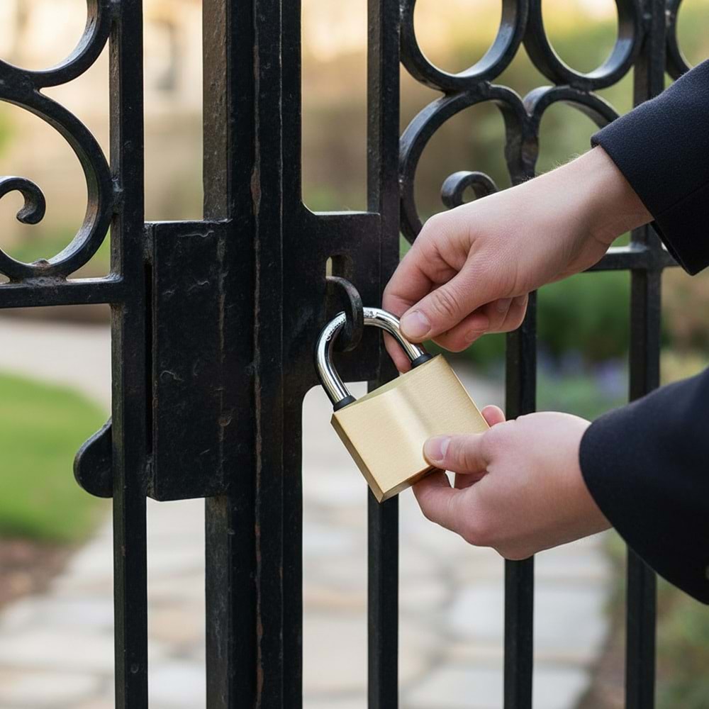 Asma Kilit Sarı 50mm