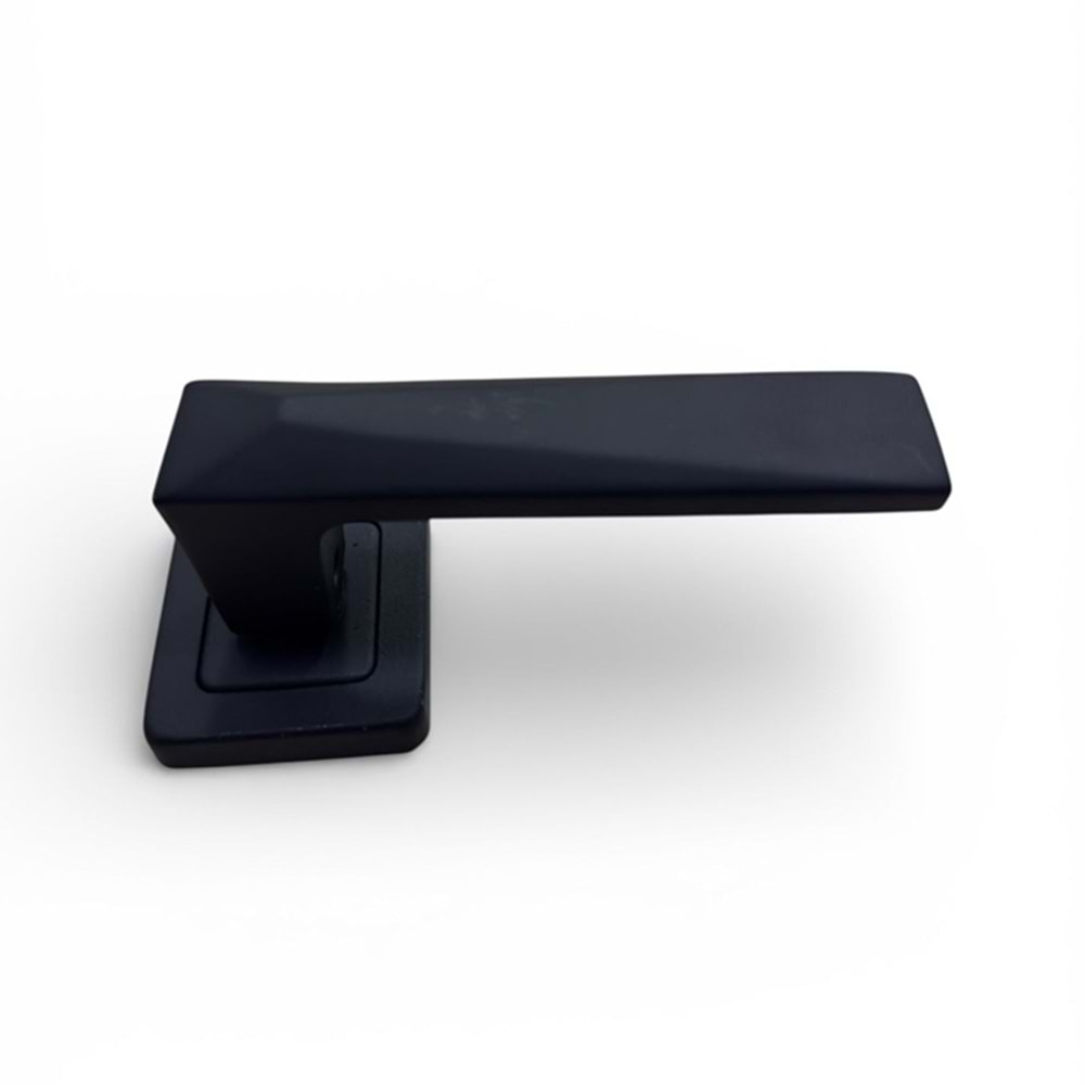 Almira Rozetli Kapı Kolu Siyah (Takım) Wc