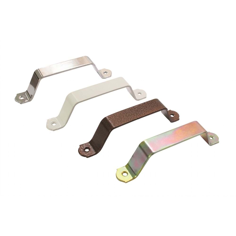 Beşel Metal Kulp Büyük Beyaz-12 Adet