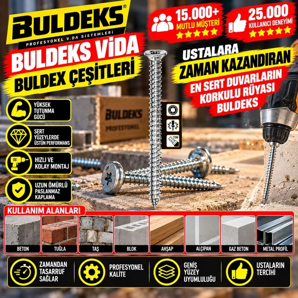 Buldeks Vida Buldex 7,5x120 mm