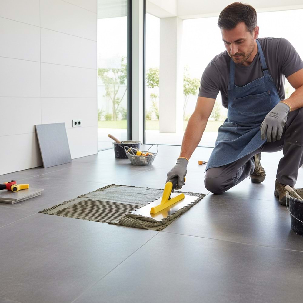 Dekor Mermer Malası Açık Plastik Saplı 30cm