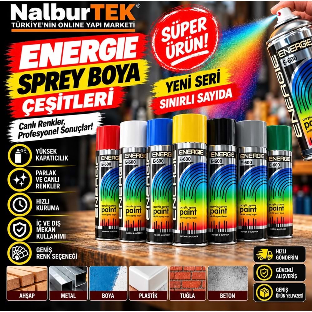 Energie 2004 Sprey Boya 400ml Turuncu