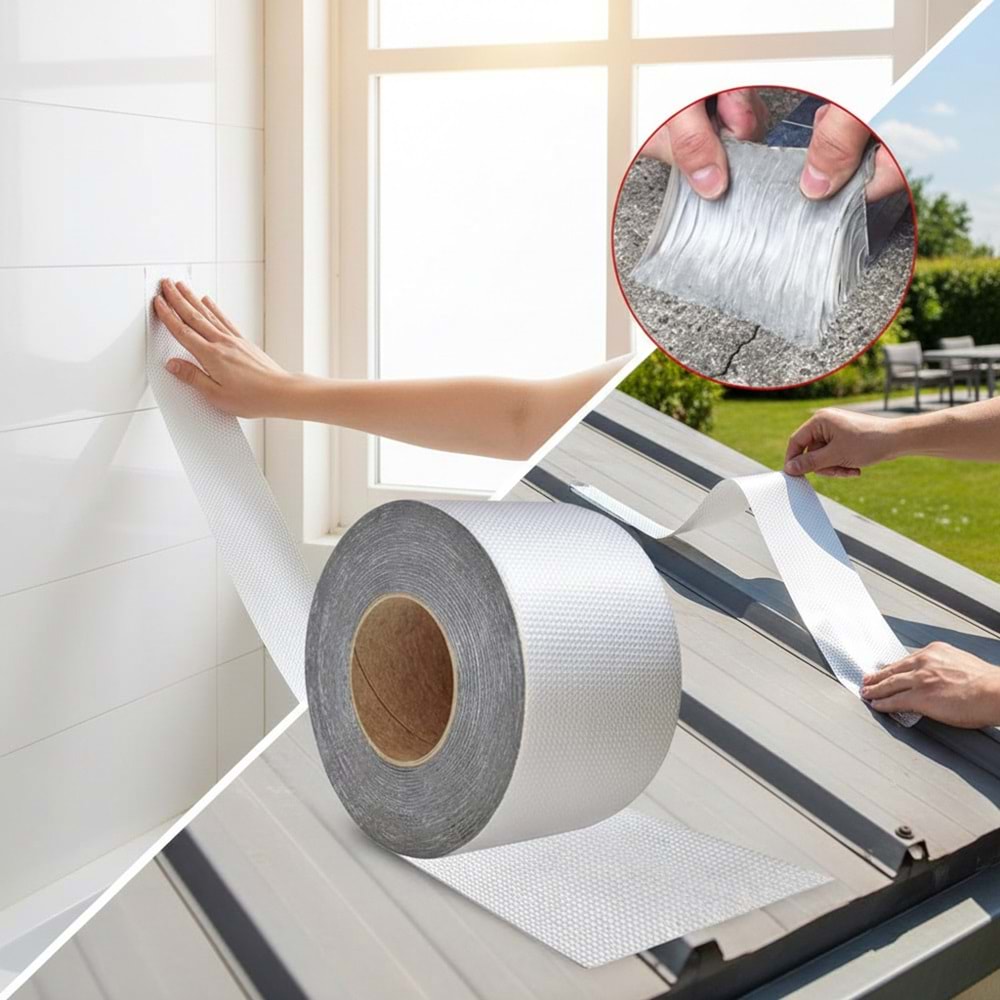 Sızdırmaz Çamur Bant Sakız Bant 96mm x 2mt