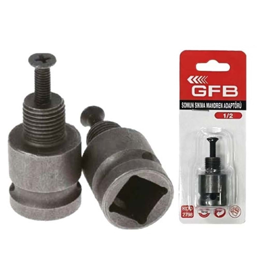Gfb Somun Sıkma Matkap Mandren Adaptörü 3/8