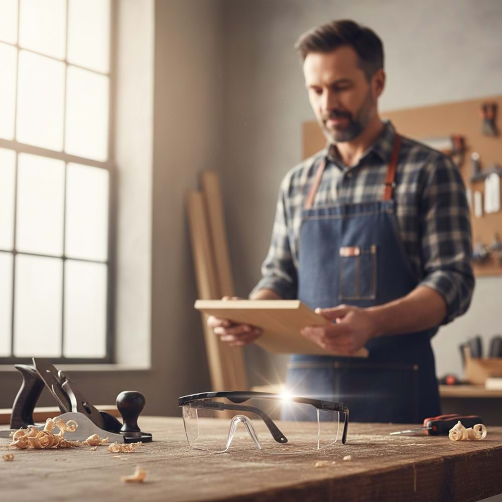 Premium Koruyucu Gözlük Güvenlik Gözlüğü Şeffaf