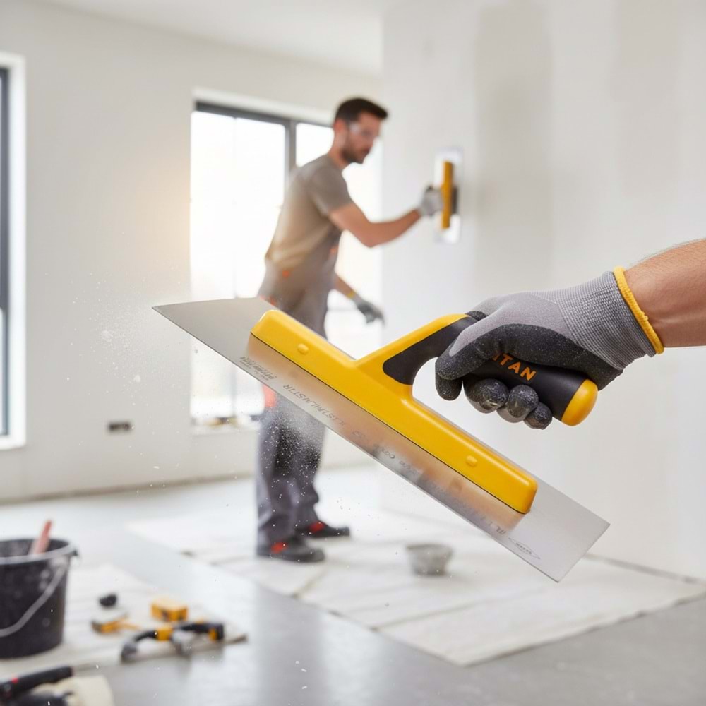 Kitan Paslanmaz Alçı Malası 30cm