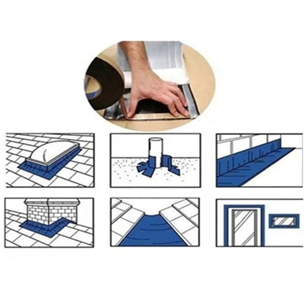 Membran Sakız Bant İzolasyon Bandı 10cm x 15mt