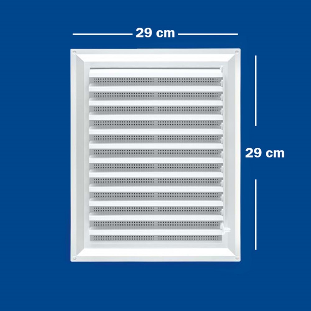 Güloğlu Panpen Plastik Menfez Panjur 29x29cm