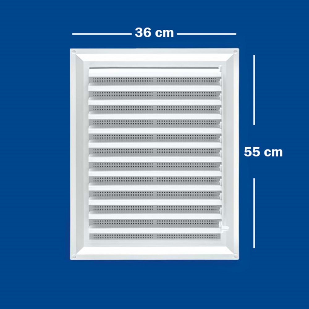 Güloğlu Panpen Plastik Menfez Panjur 36x55cm
