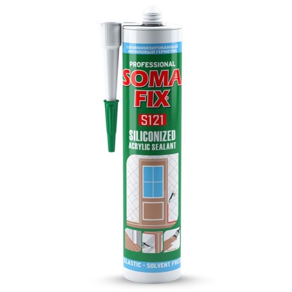 Somafix Silikonize Mastik Bej 500gr
