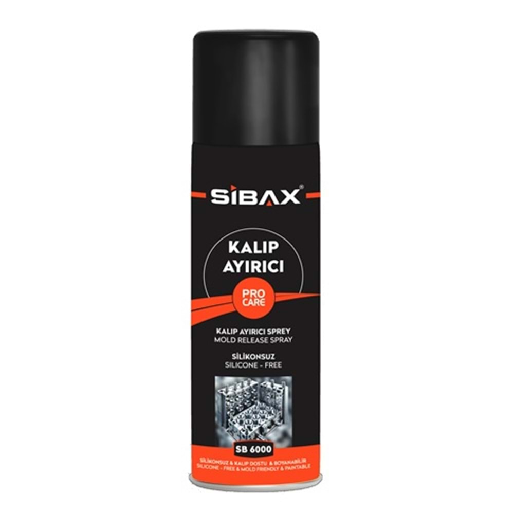 Sibax Silikonsuz Kalıp Ayırıcı Sprey 400ml