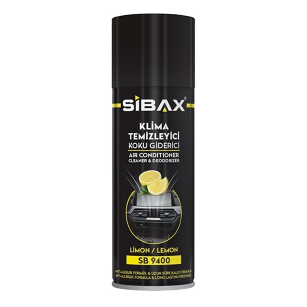 Sibax Klima Temizleyici Sprey Limon 200ml