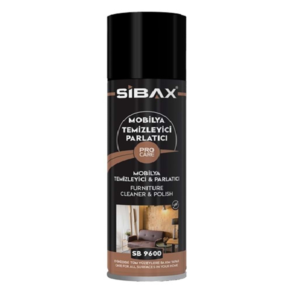 Sibax Mobilya Temizleyici Parlatıcı Sprey 250ml