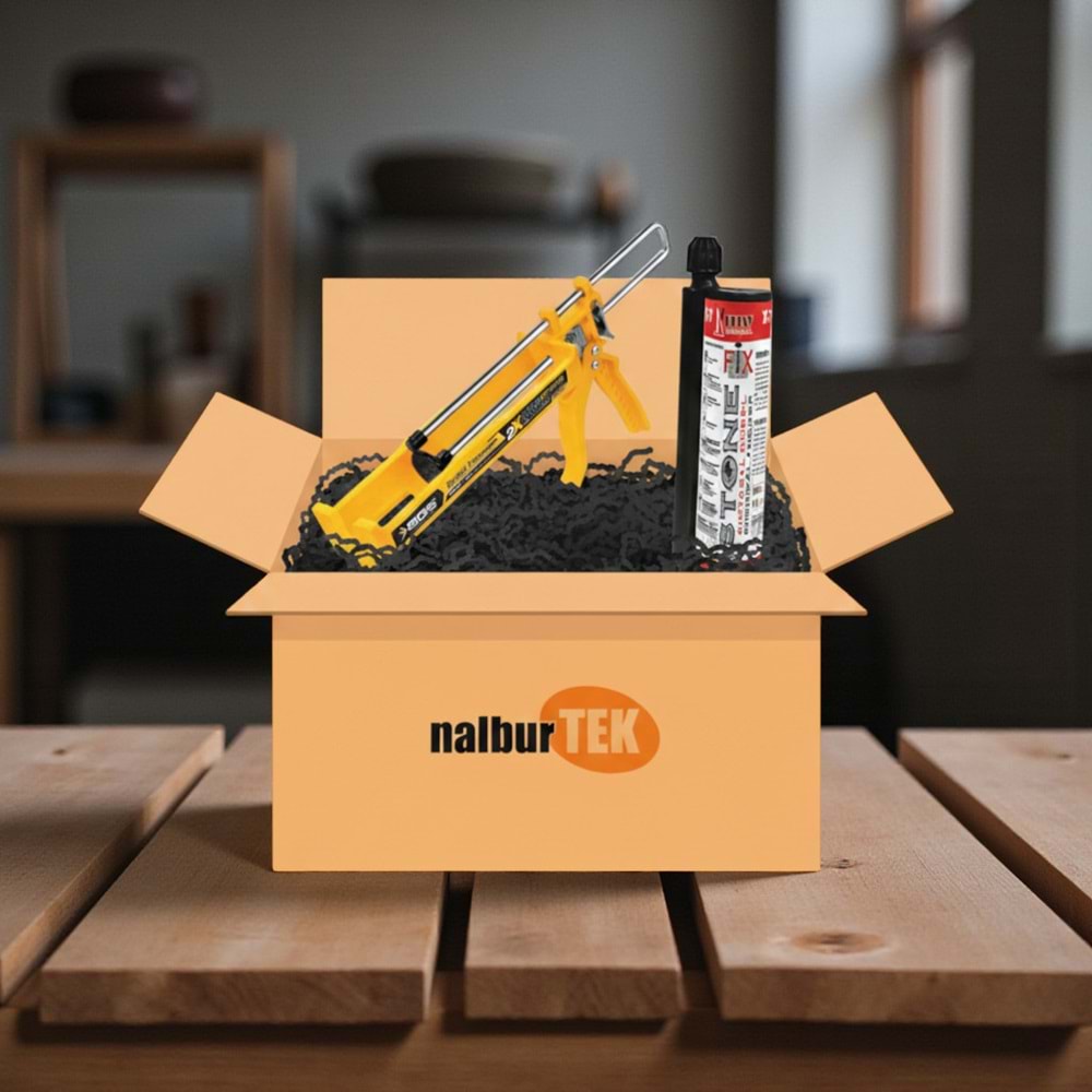 SGS Epoksi Tabancası Kimyasal Dübel Tabancası 345ml + Stone Kimyasal Dübel Epoksi 345ml 2li Fırsat Set