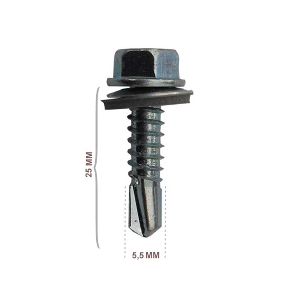 STD Trapez Çatı Vidası 5.5x25