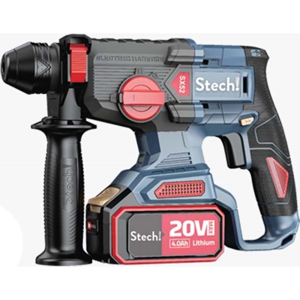 Stechend Akülü Şarjlı Kırıcı Delici 2,5 Jul SX54-2x4.0 Ah