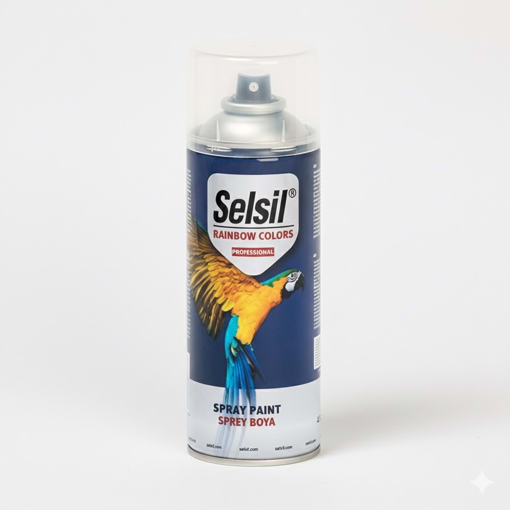 Selsil Sprey Boya Gümüş Gri 400ml RAL7001
