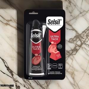Selsil Ultra High Tack Hibrit Korniş/Kornej Yapıştırıcı Beyaz Tüp 60 ml