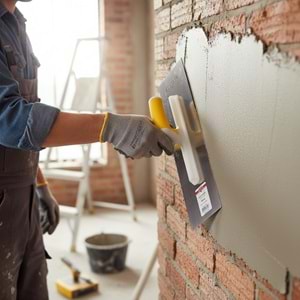 Kristal Alçı Malası Plastik Saplı 30cm