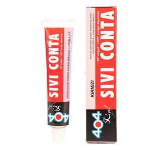 404 Sıvı Conta Yüksek Isı Silikonu Kırmızı 80 gr