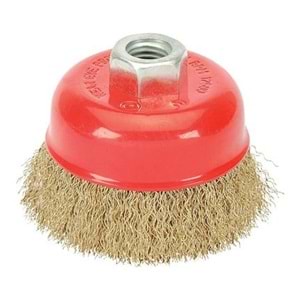 Çanak Tel Fırça Saçaklı 75mm