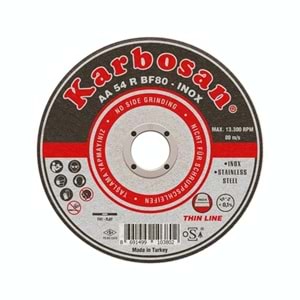 Karbosan İnox Kesici Thin Line 125x1.0x22.23