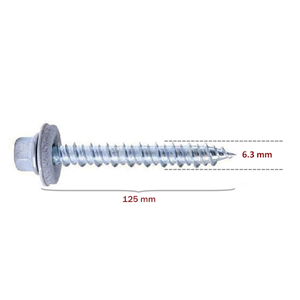 Ahşap Çatı Vidası 6,3x125 mm Betofast