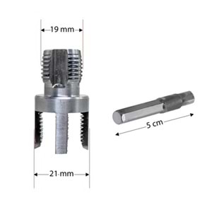Boss Pprc Pvc Boru Diş Açma Aparatı İç/Dış 1/2 20mm