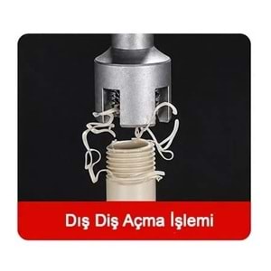 Boss Pprc Pvc Boru Diş Açma Aparatı İç/Dış 1/2 20mm