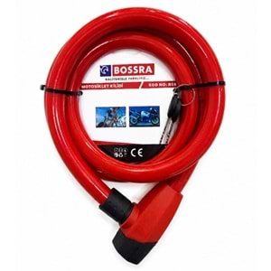 Bossra Bisiklet Motorsiklet Bisiklet Kilidi 18mm x 150cm