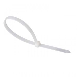 Cırt Kelepçe Kablo Bağı Beyaz 3,6x250mm 100 Ad