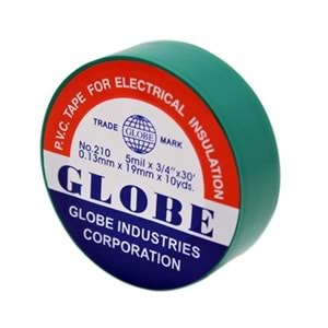 Globe Elektrikçi Bandı İzole Bant 19 x 10Yds Yeşil