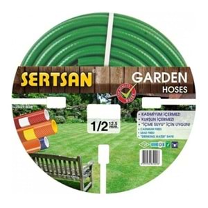 Sertsan Garden Bahçe Hortumu 25mt Market Tipi 1/2 Inc