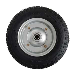Havalı Şişme El Araba Tekeri Rulmanlı Metal Jant 350mm