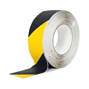 Kaydırmaz Bant Sarı Siyah 24mm x 10mt
