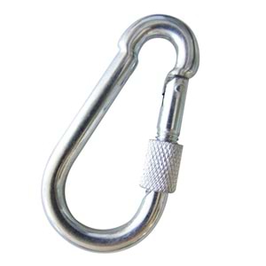 Karabina Galvaniz Vidalı Kilitli 12mm
