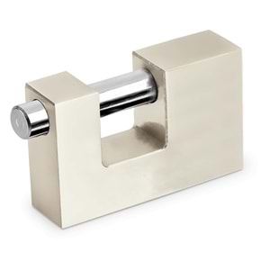 Asma Yassı Kilit Kayar Milli Saten 70mm