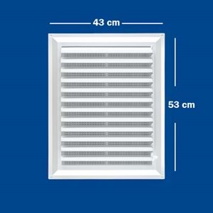 Güloğlu Panpen Plastik Menfez Panjur 43x53cm