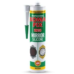 Somafix Ayna Silikonu Şeffaf 280ml