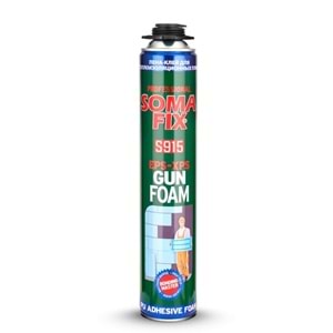Somafix Mantolama Yapıştırma Şişmeyen Tabancalı Köpük Eps-Xps 750ml